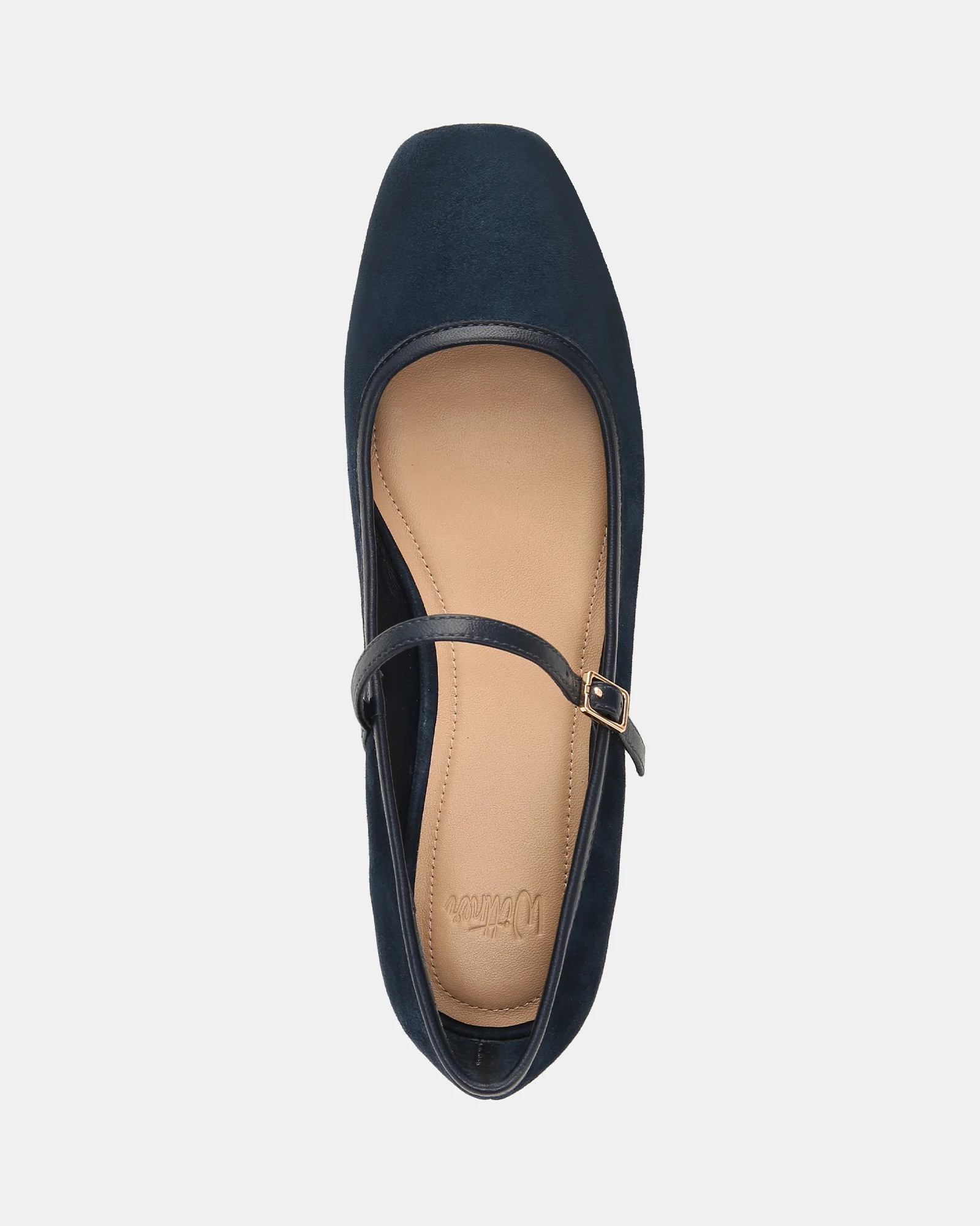 Aimee Navy Suede Leather Mary Jane - Image 5