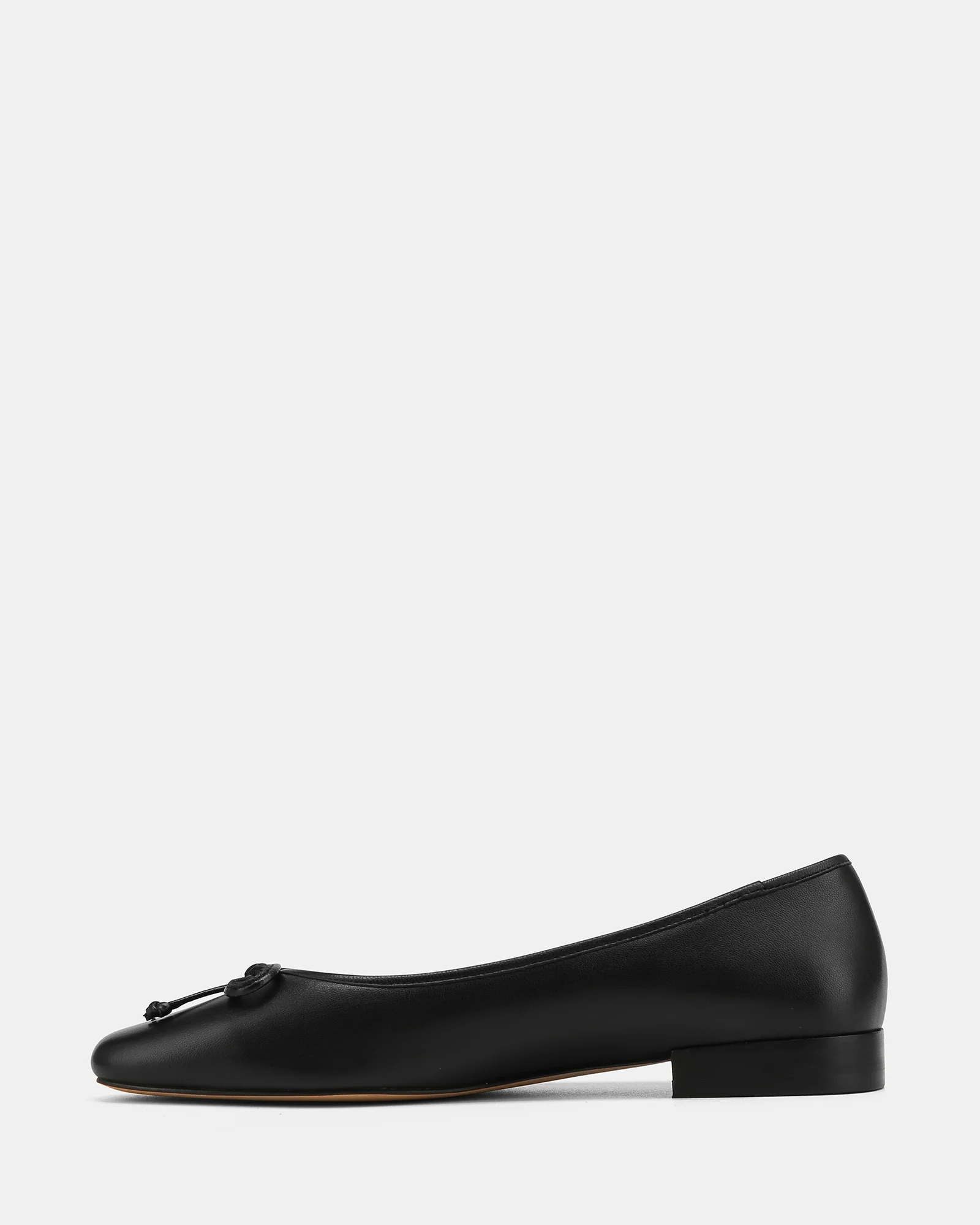 Armenia Black Leather Ballet Flat - Image 6