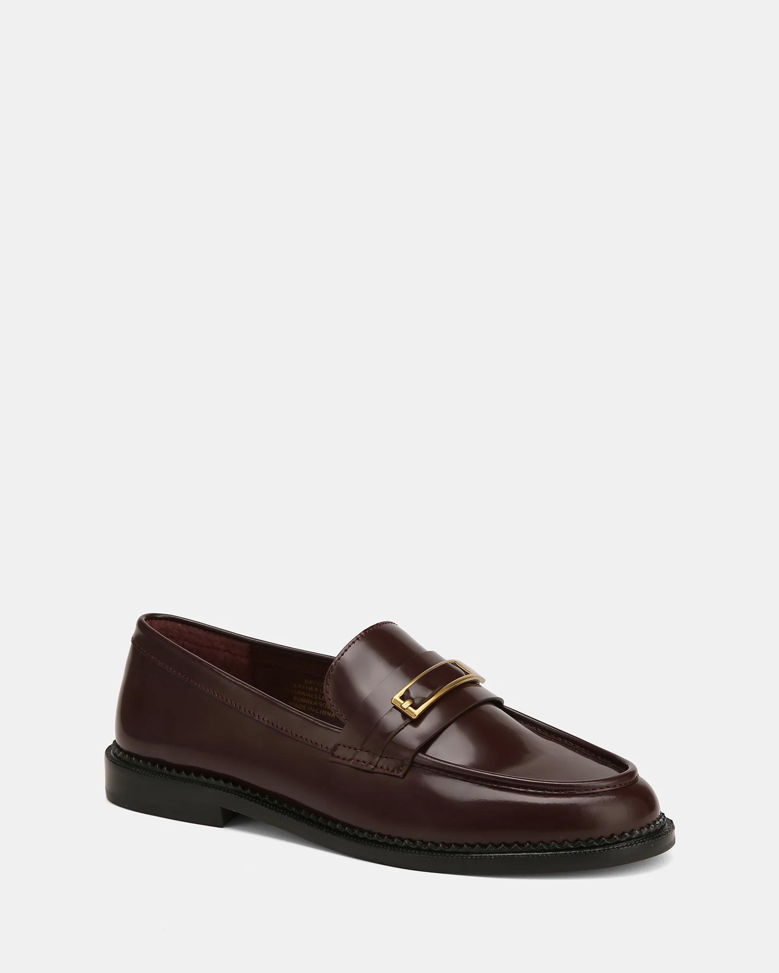 Bennett Plum Leather Loafer - Image 2