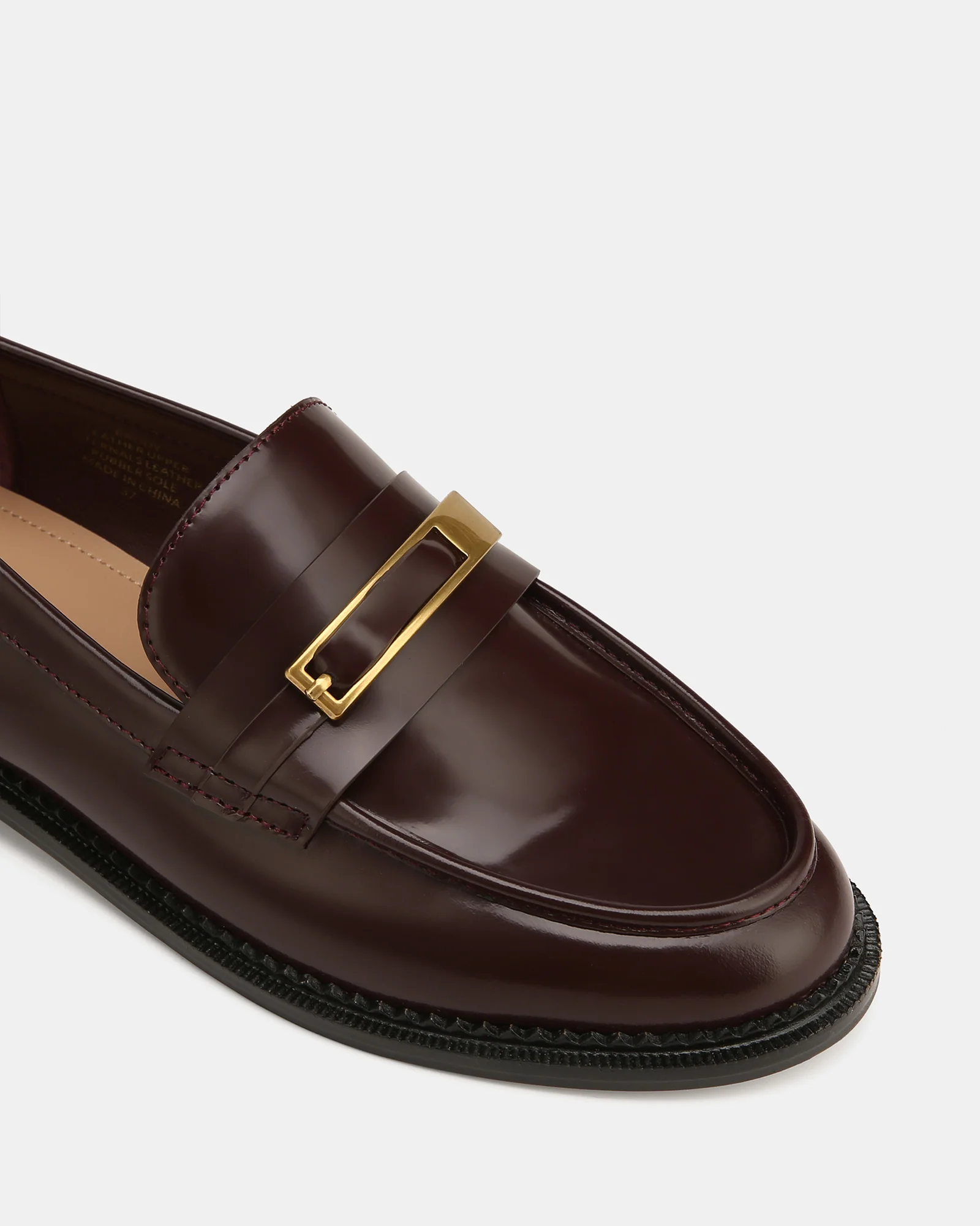 Bennett Plum Leather Loafer - Image 4