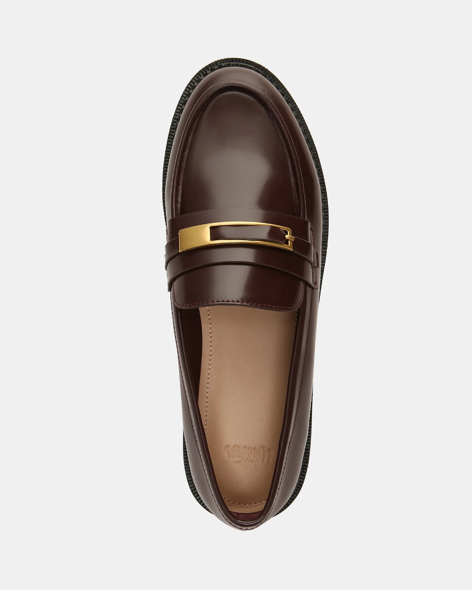 Bennett Plum Leather Loafer - Image 6