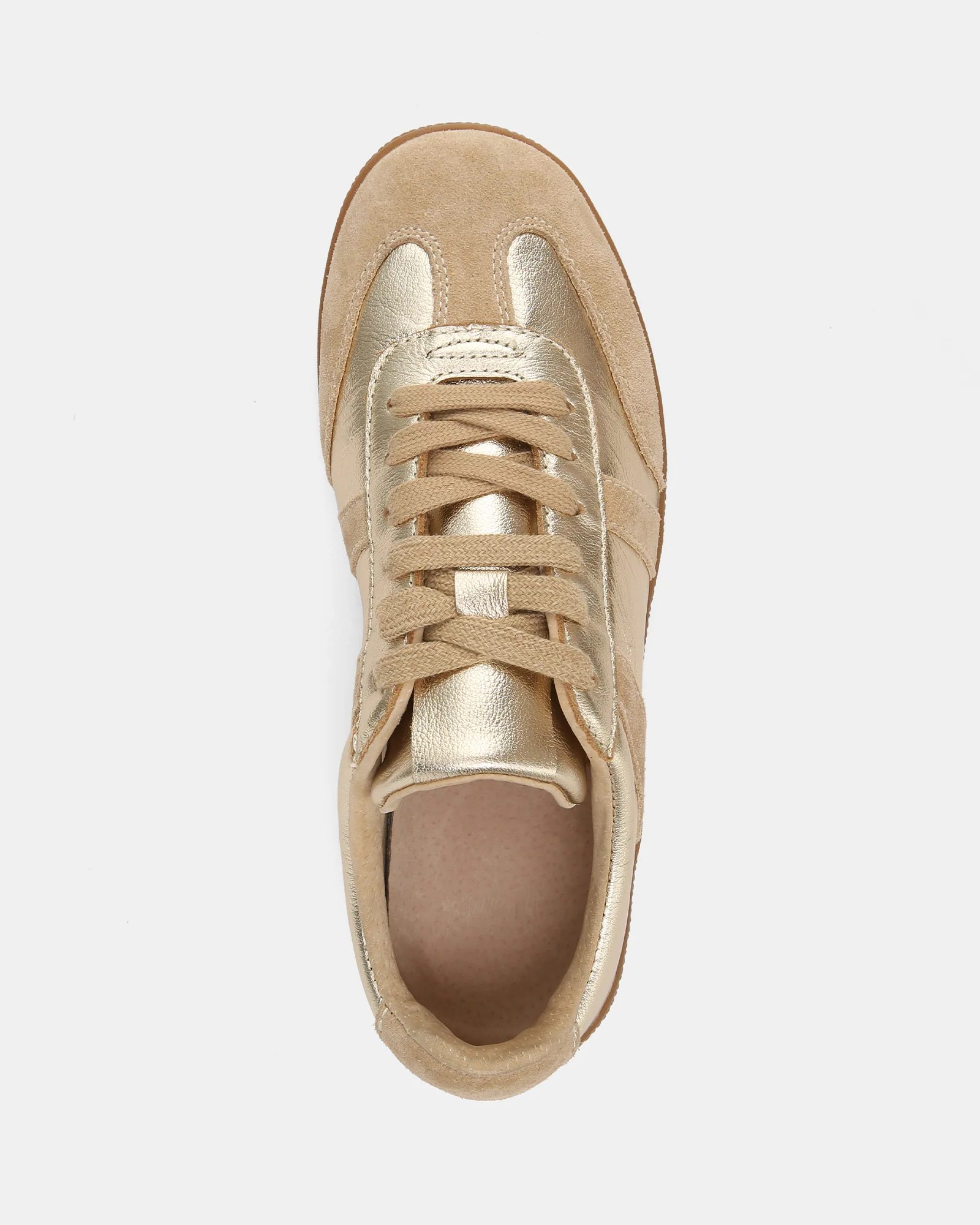 Boston Gold Metallic Leather Sneaker - Image 5