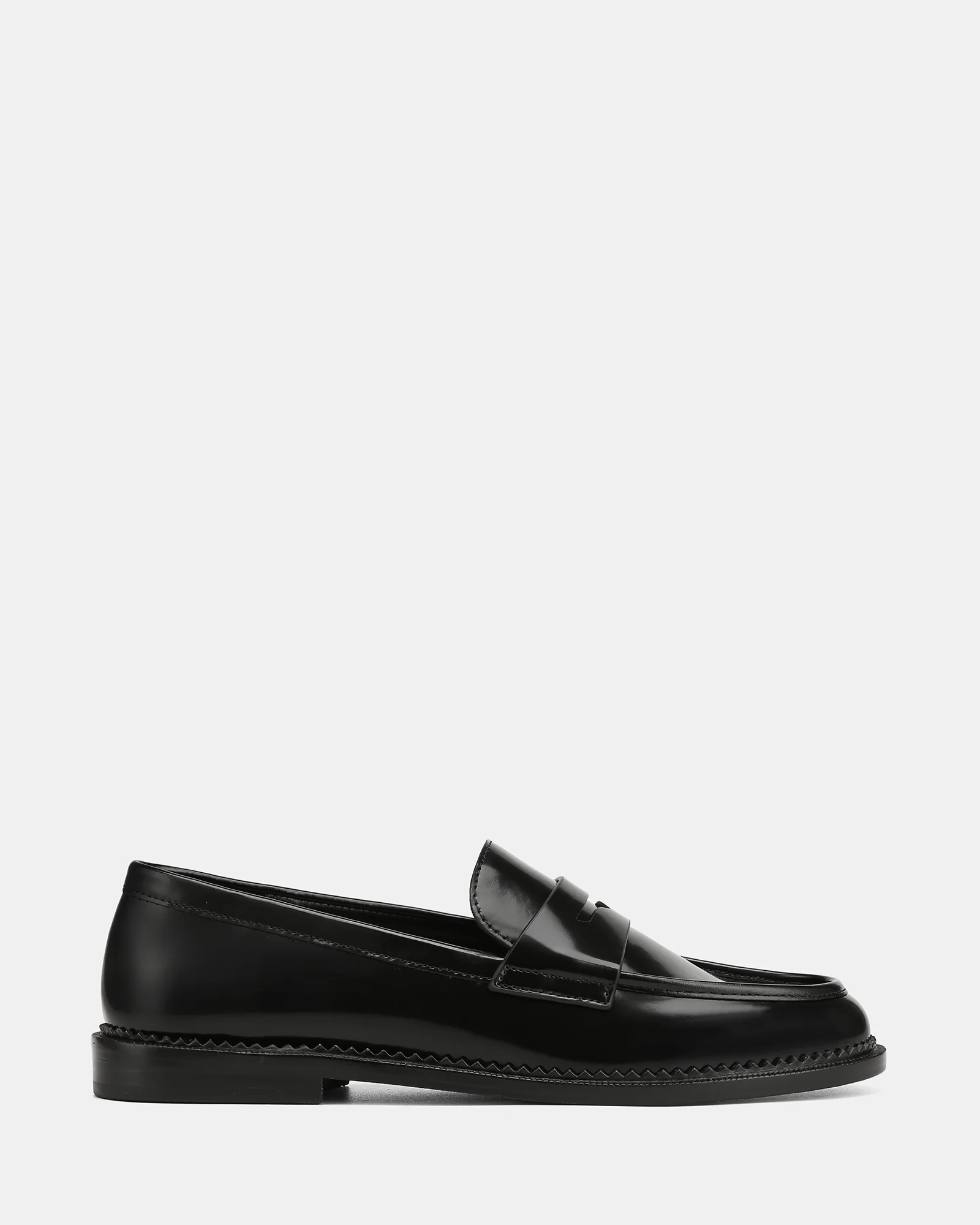 Brody Black Leather Loafer