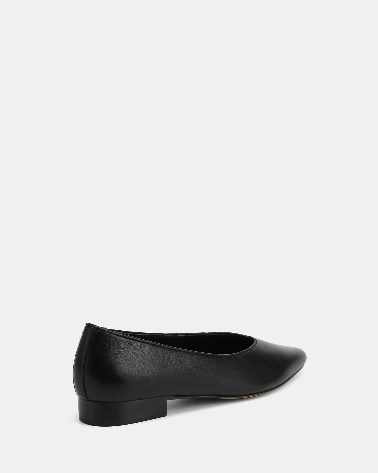 Calio Black Leather Ballet Flat - Image 4
