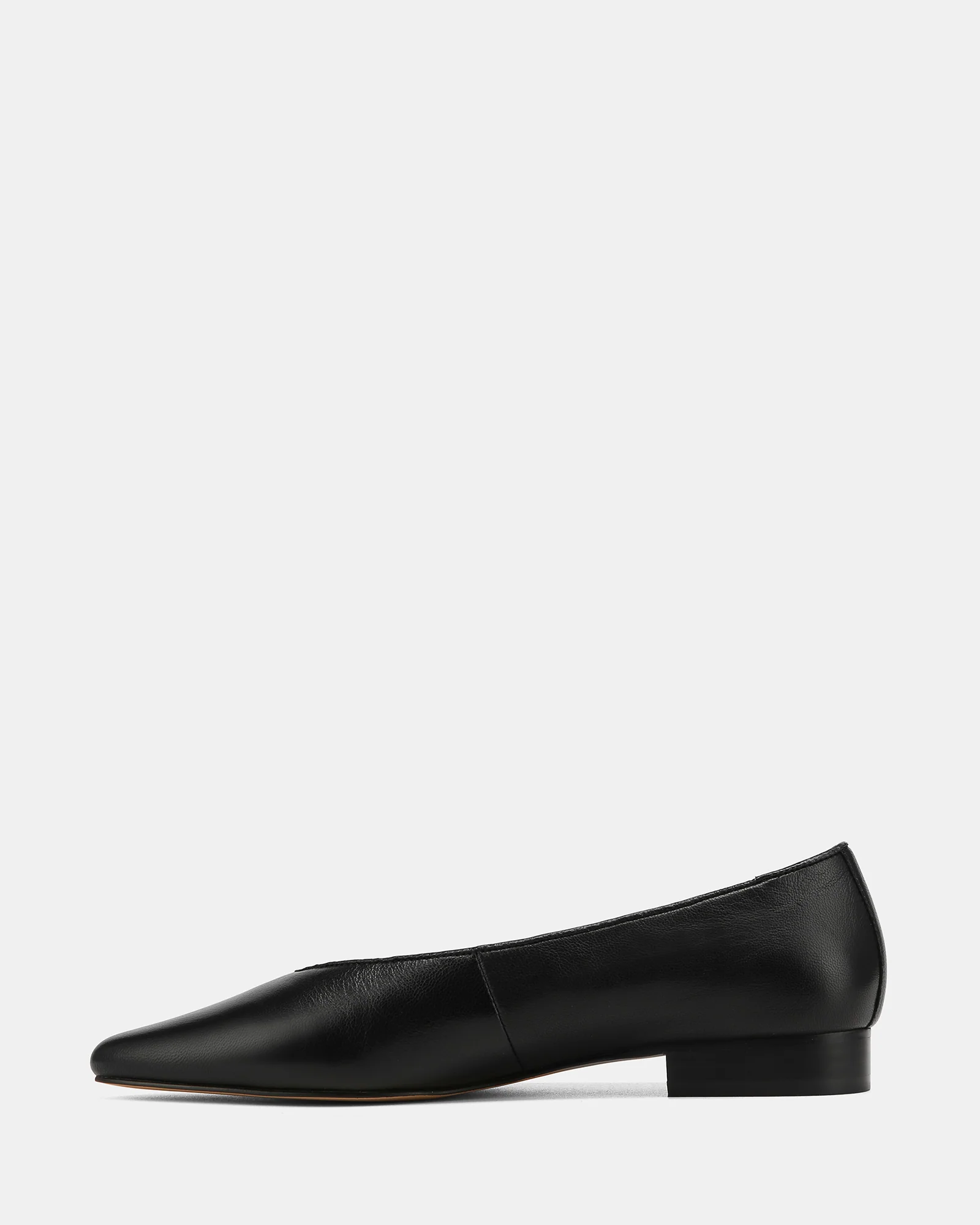 Calio Black Leather Ballet Flat - Image 6