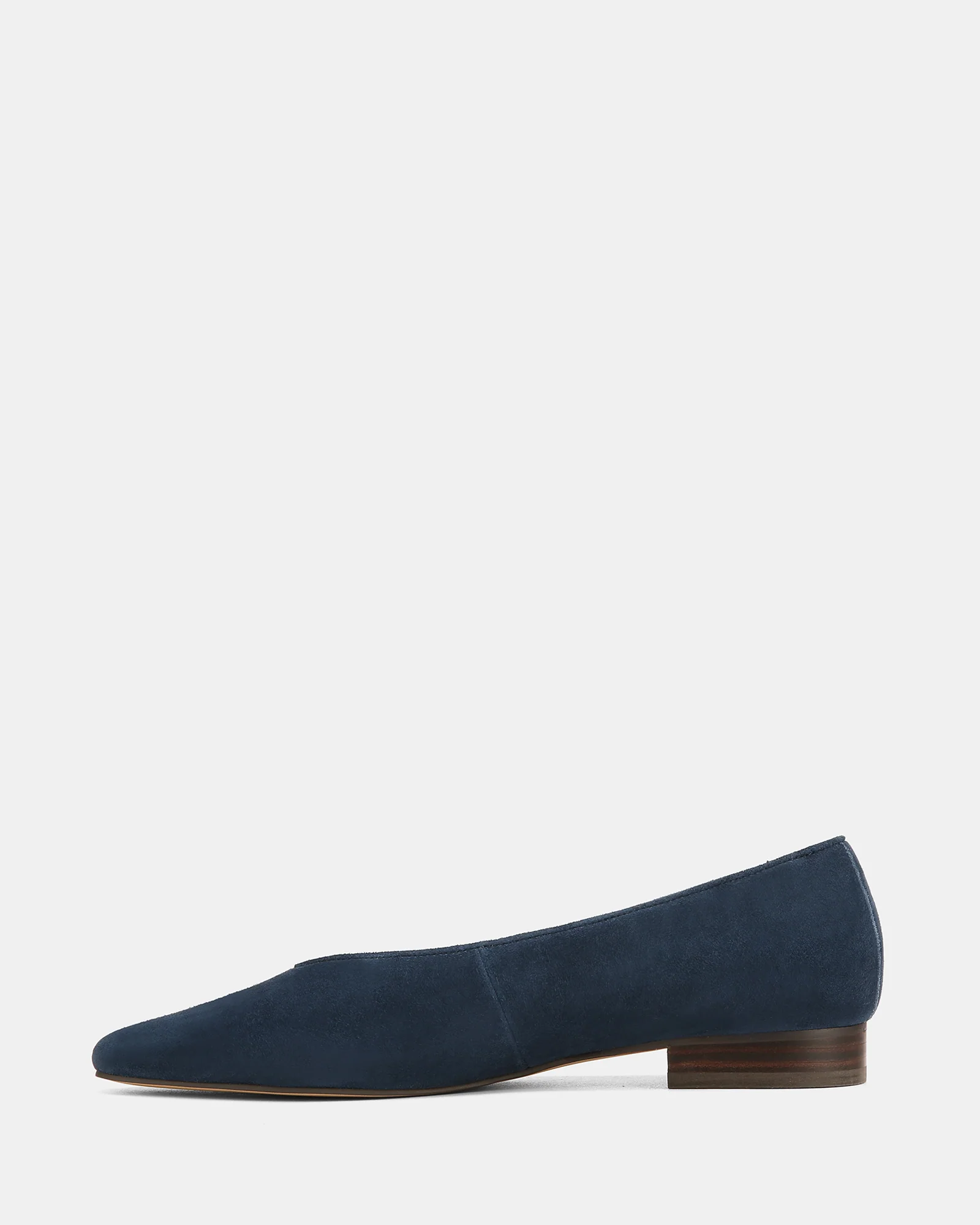 Calio Navy Suede Leather Ballet Flat - Image 6