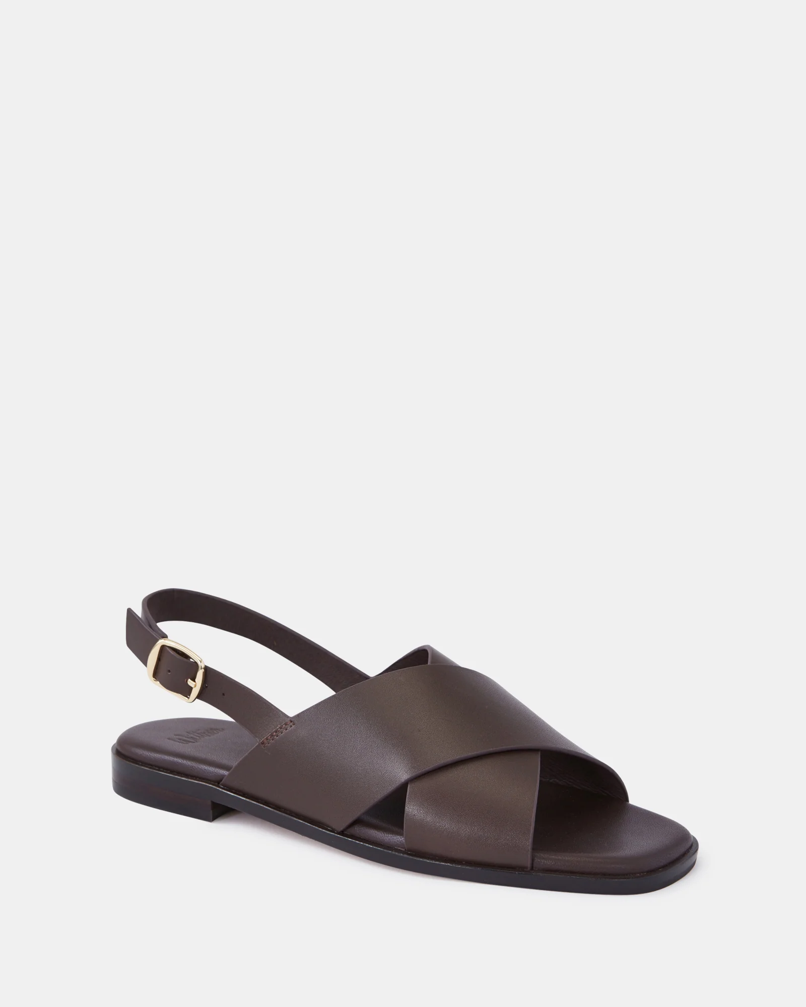 Deon Ebony Leather Sandal - Image 2