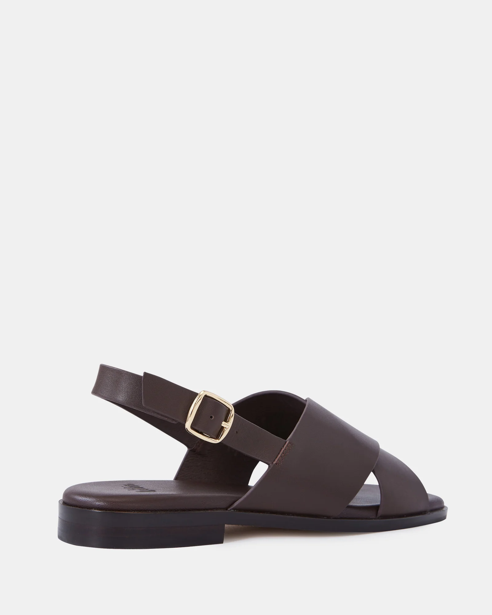Deon Ebony Leather Sandal - Image 4