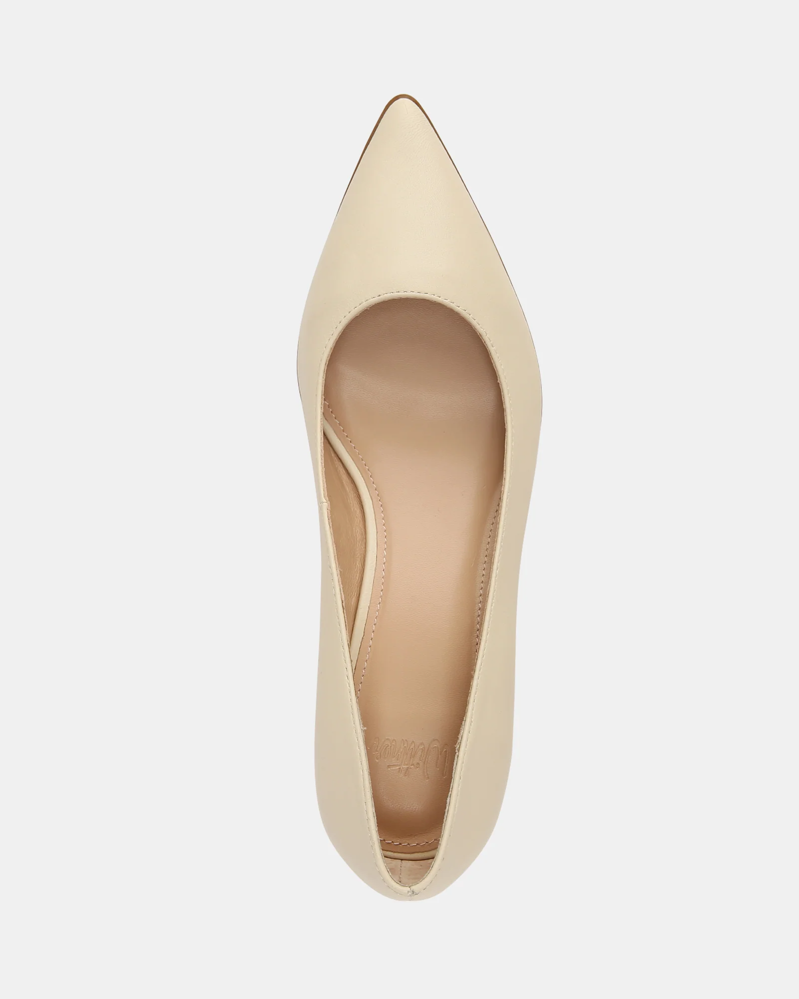 Fae Vintage Ivory Leather Pump - Image 5