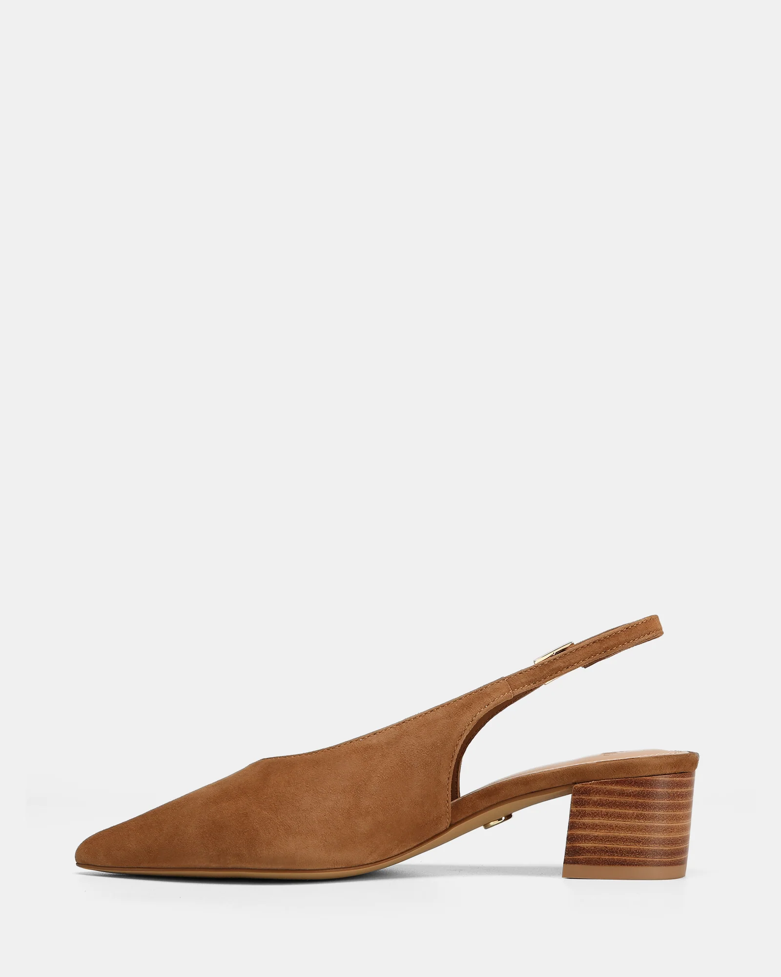 Fatima Nutmeg Suede Leather Slingback - Image 6