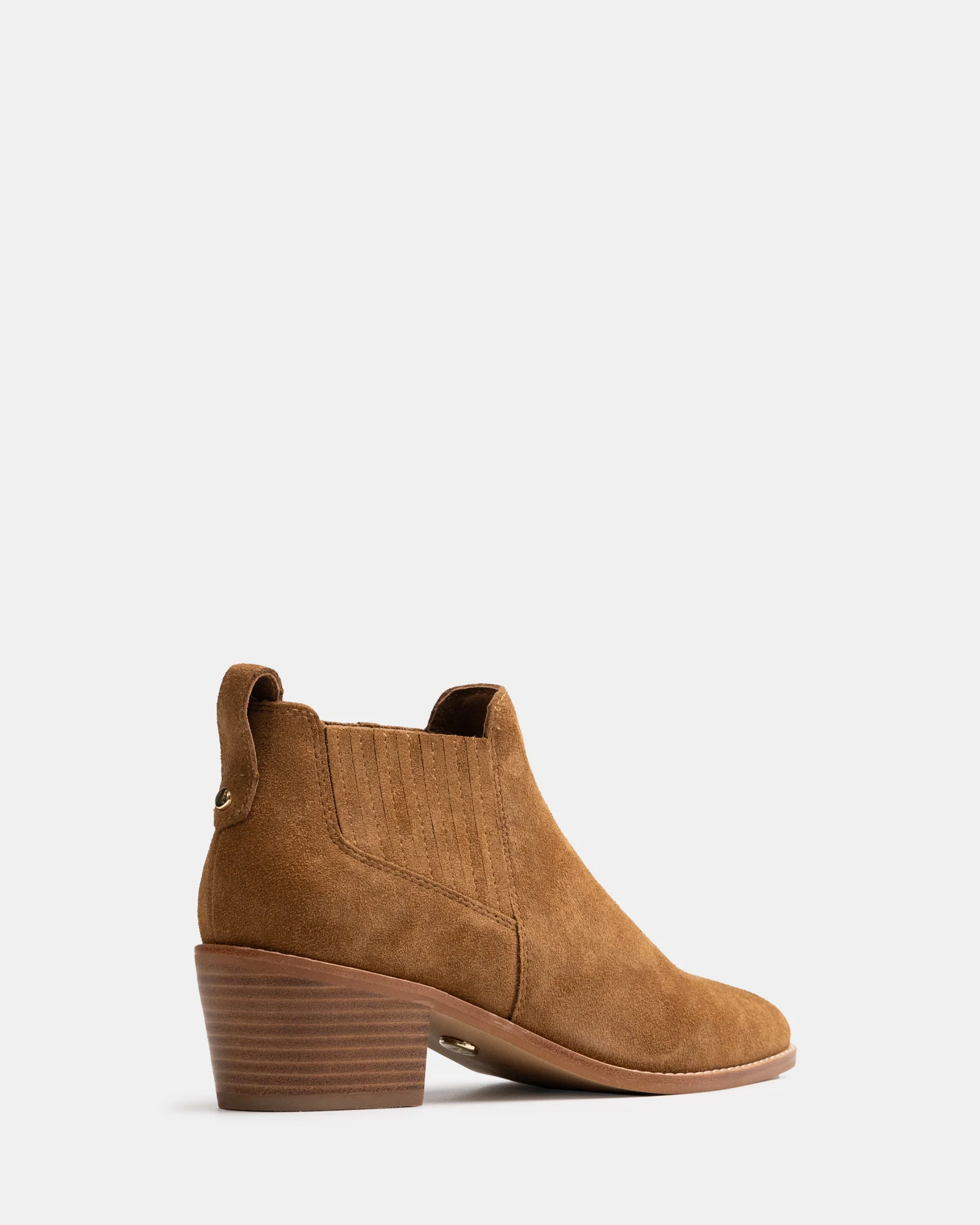 Jassie Toast Suede Leather Ankle Boot - Image 4