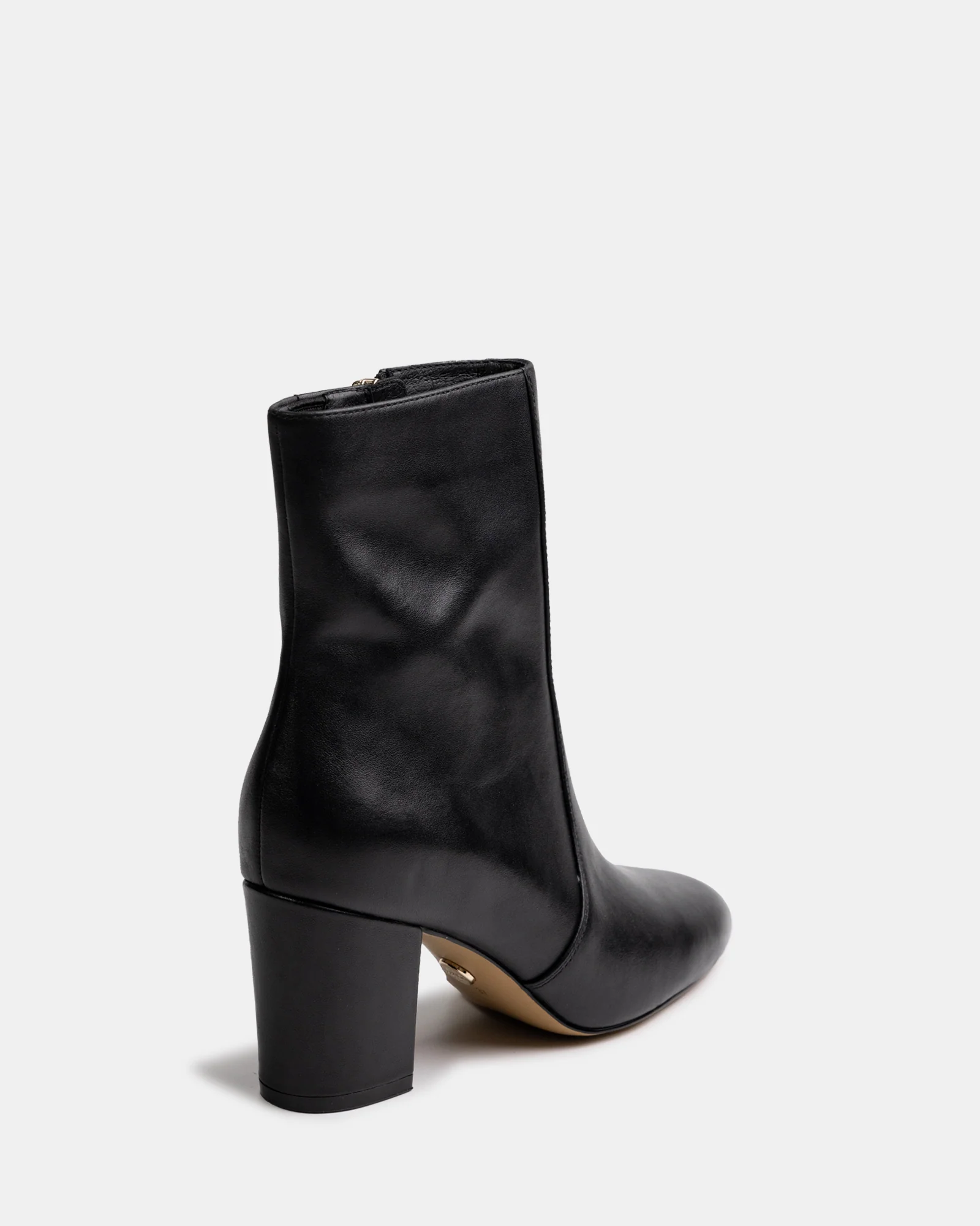 Kyrah Black Leather Ankle Boot - Image 4
