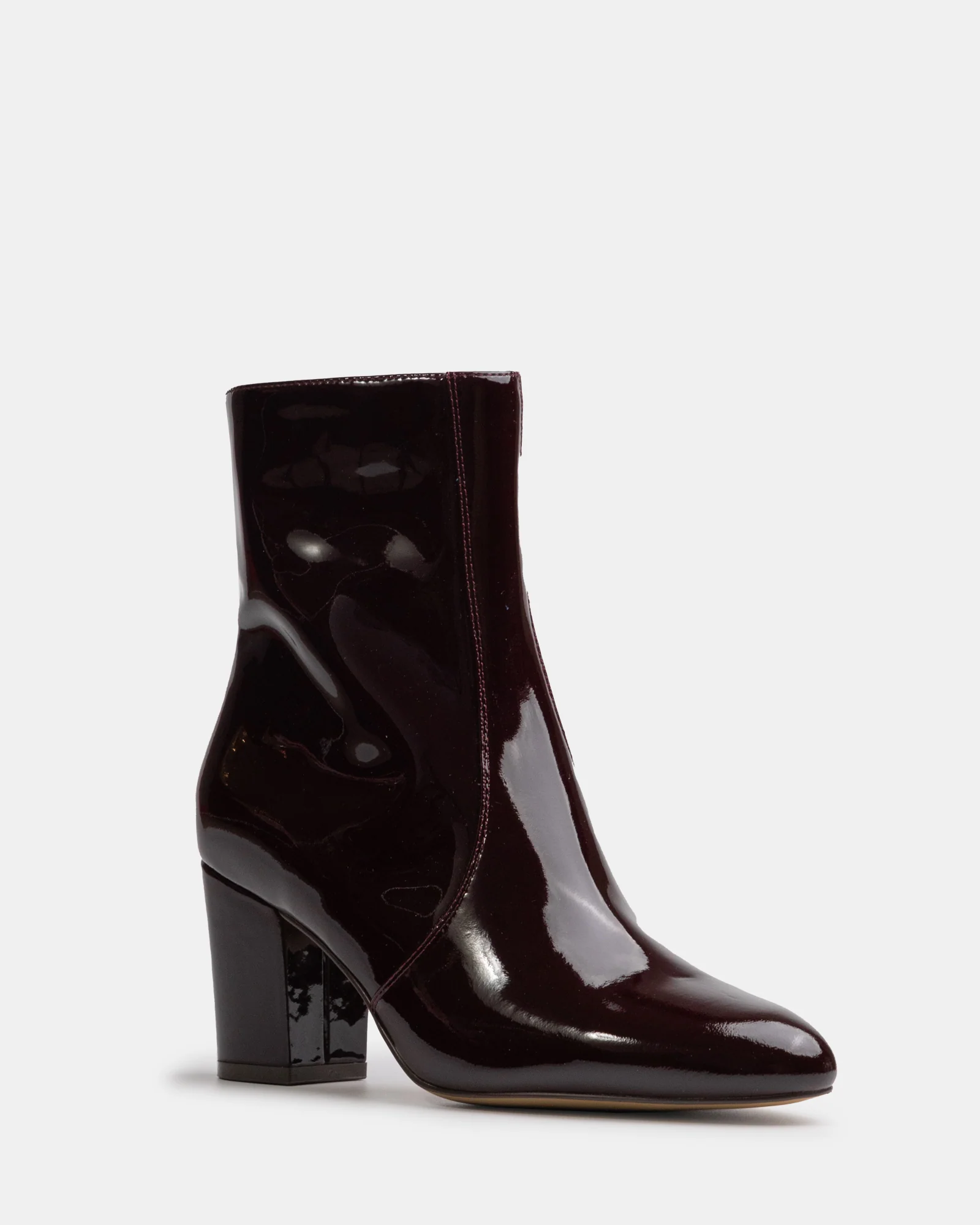 Kyrah Raisin Patent Leather Ankle Boot - Image 2
