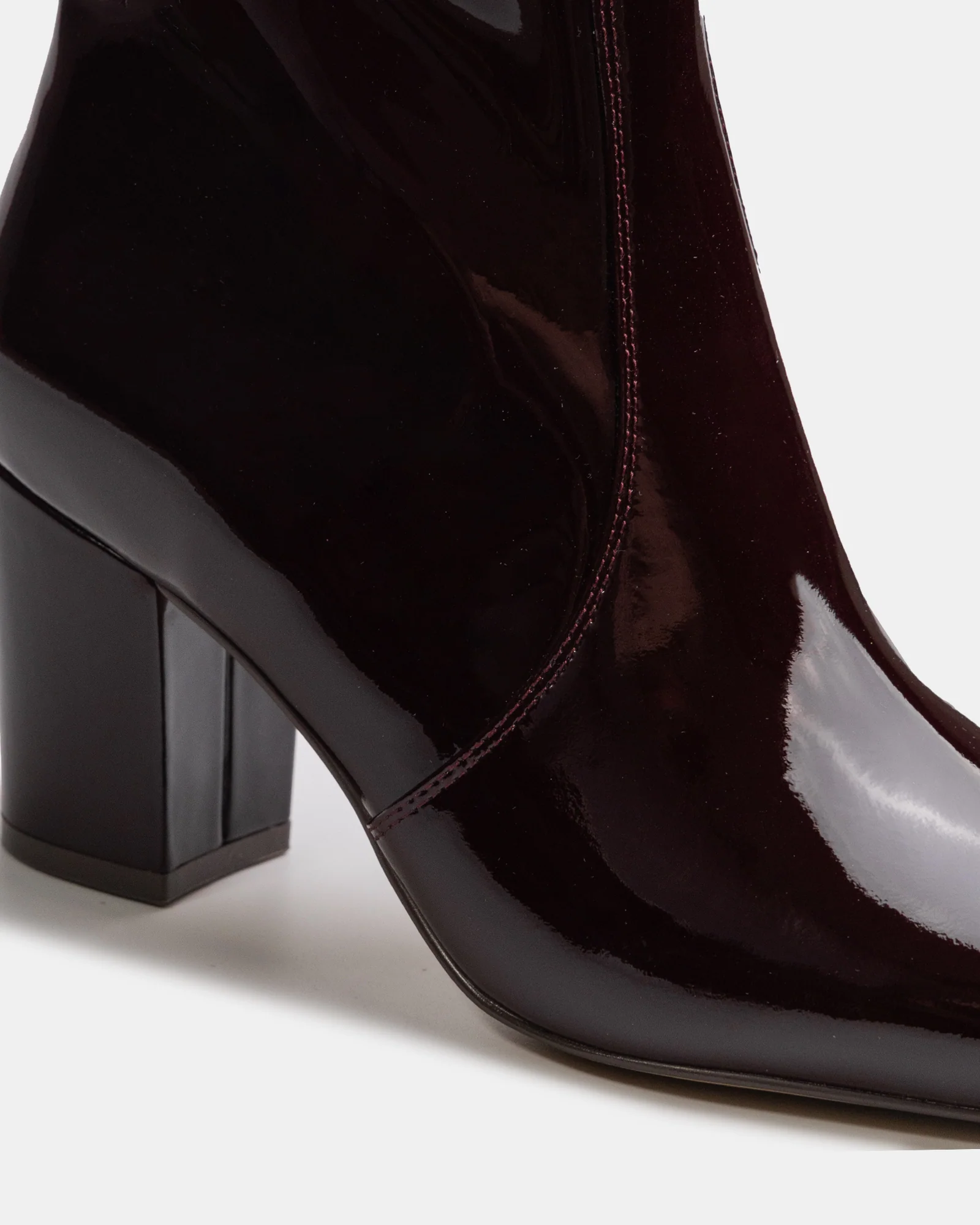 Kyrah Raisin Patent Leather Ankle Boot - Image 3