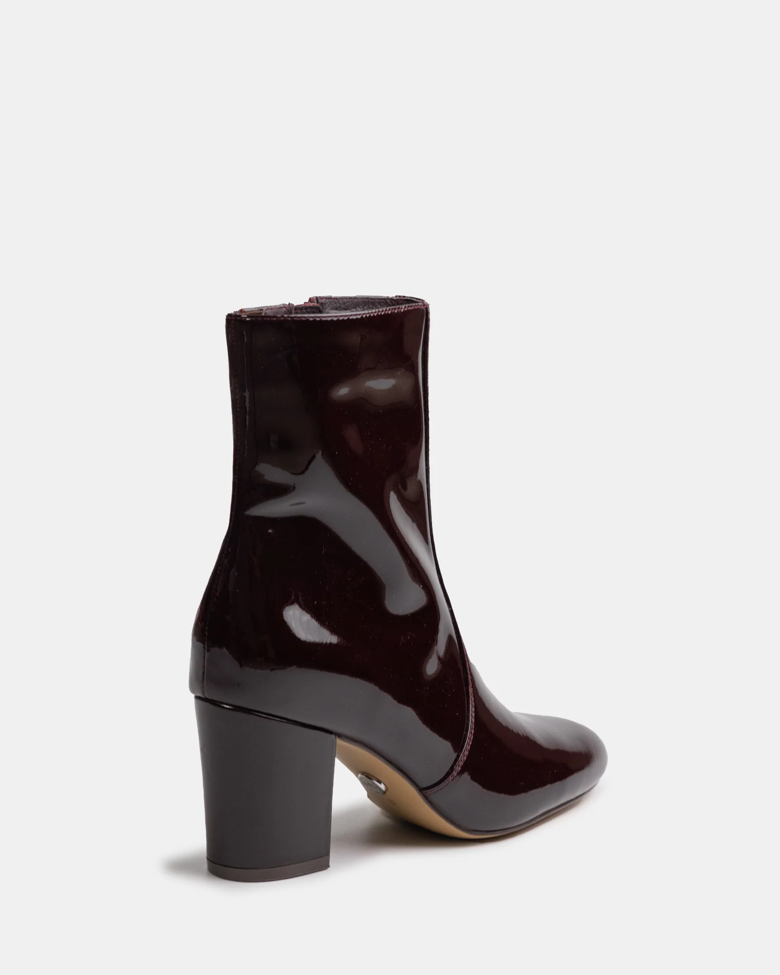 Kyrah Raisin Patent Leather Ankle Boot - Image 4