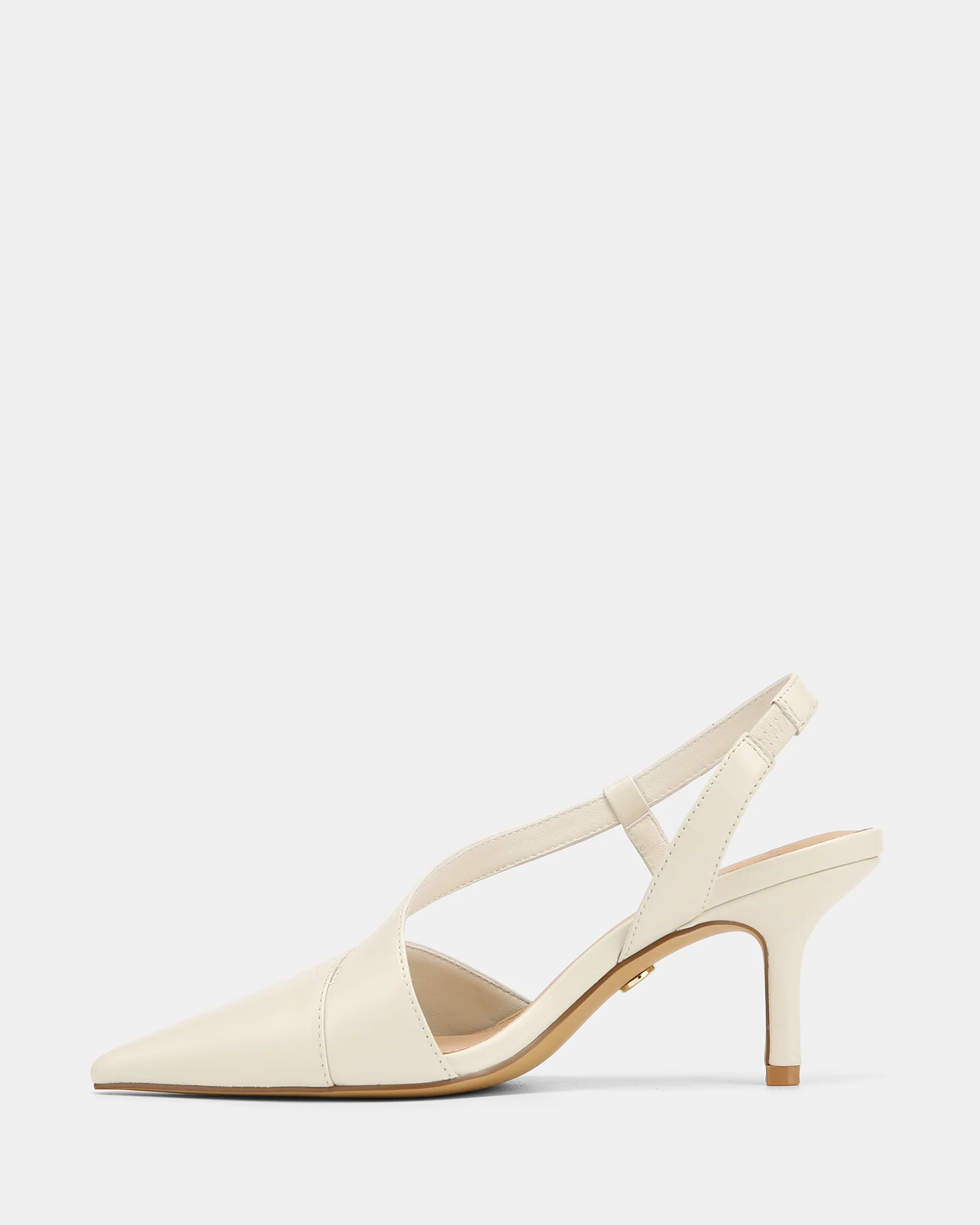 Lannie Ivory Leather Slingback - Image 6