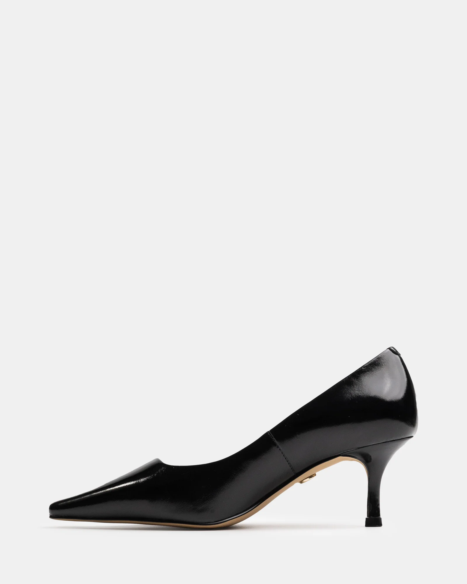 Maine Black Shiny Leather Pump - Image 6