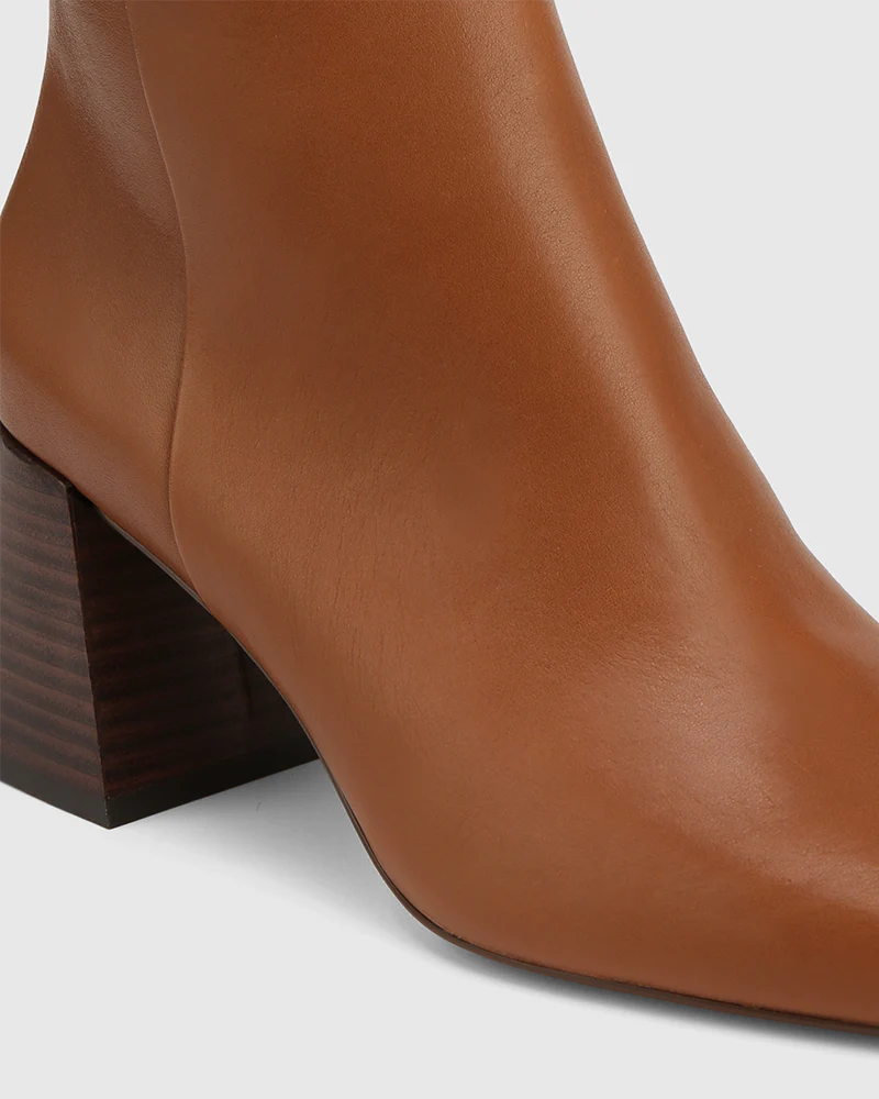 Nilo Havana Tan Leather Knee High Boot - Image 3