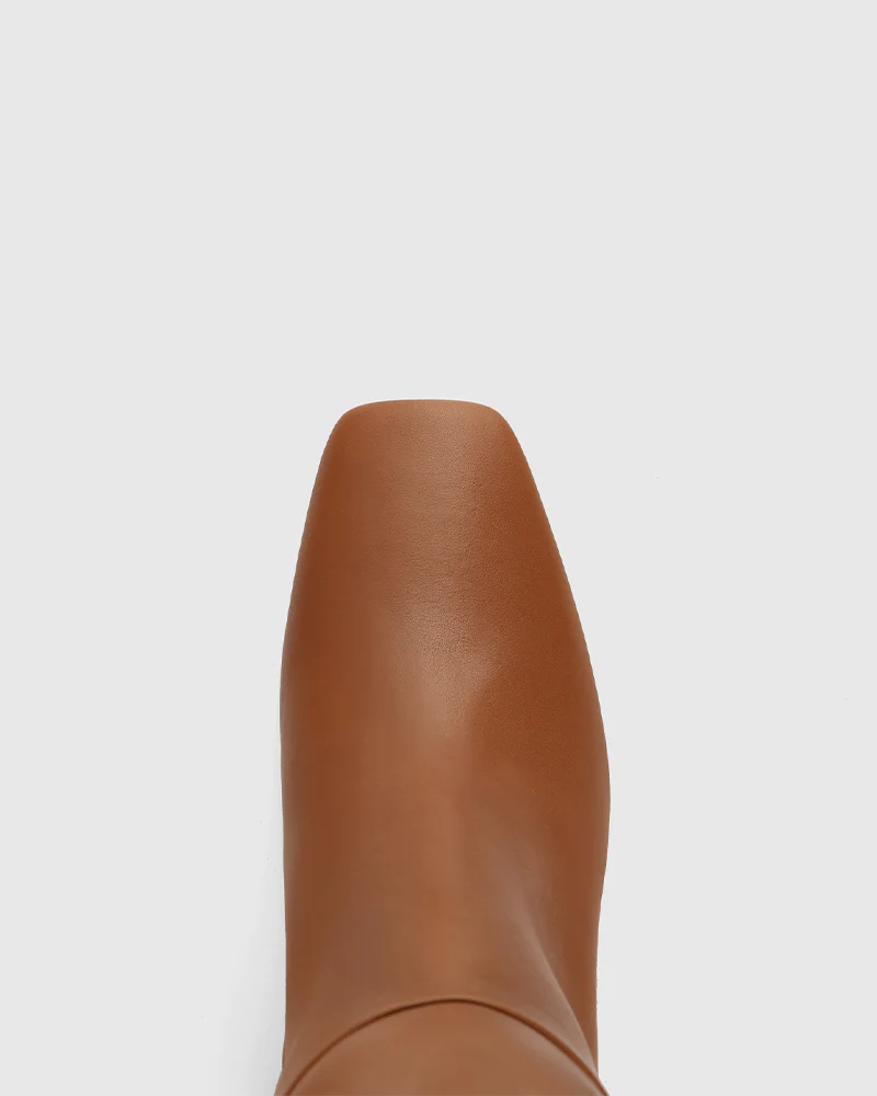 Nilo Havana Tan Leather Knee High Boot - Image 5