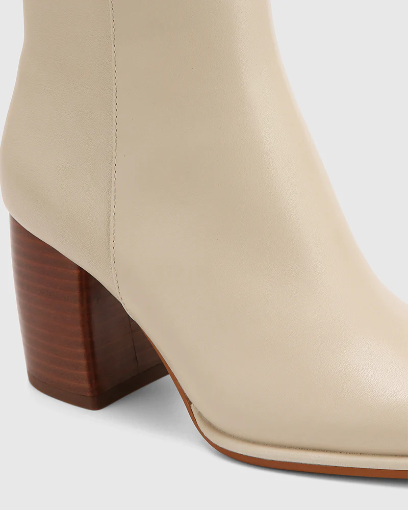 Pasha Biscotti Leather Ankle Boot - Image 3