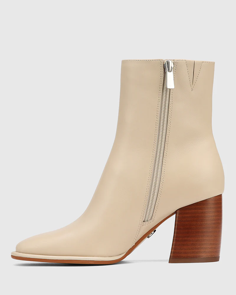 Pasha Biscotti Leather Ankle Boot - Image 6