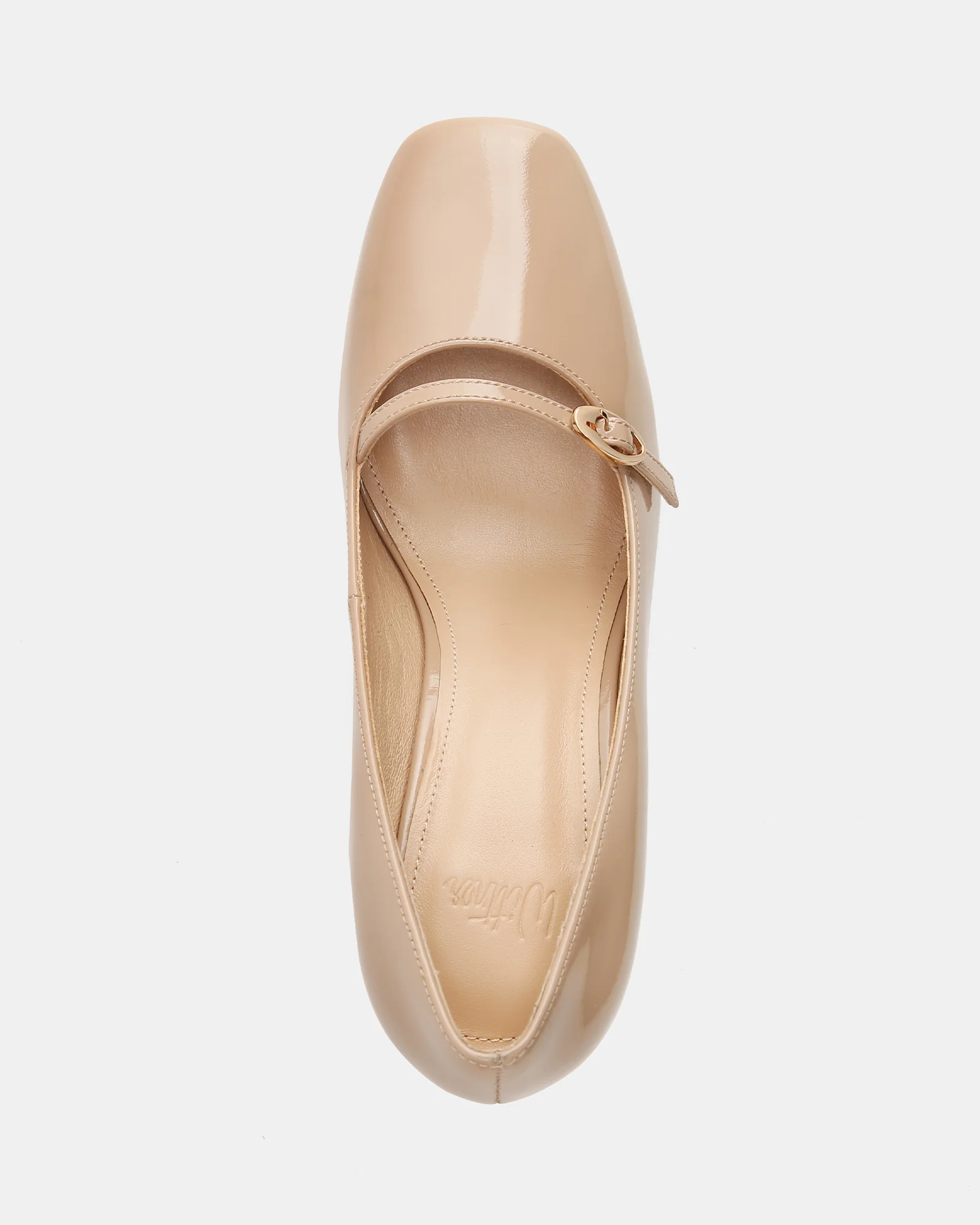 Perley Nude Patent Leather Pump - Image 5