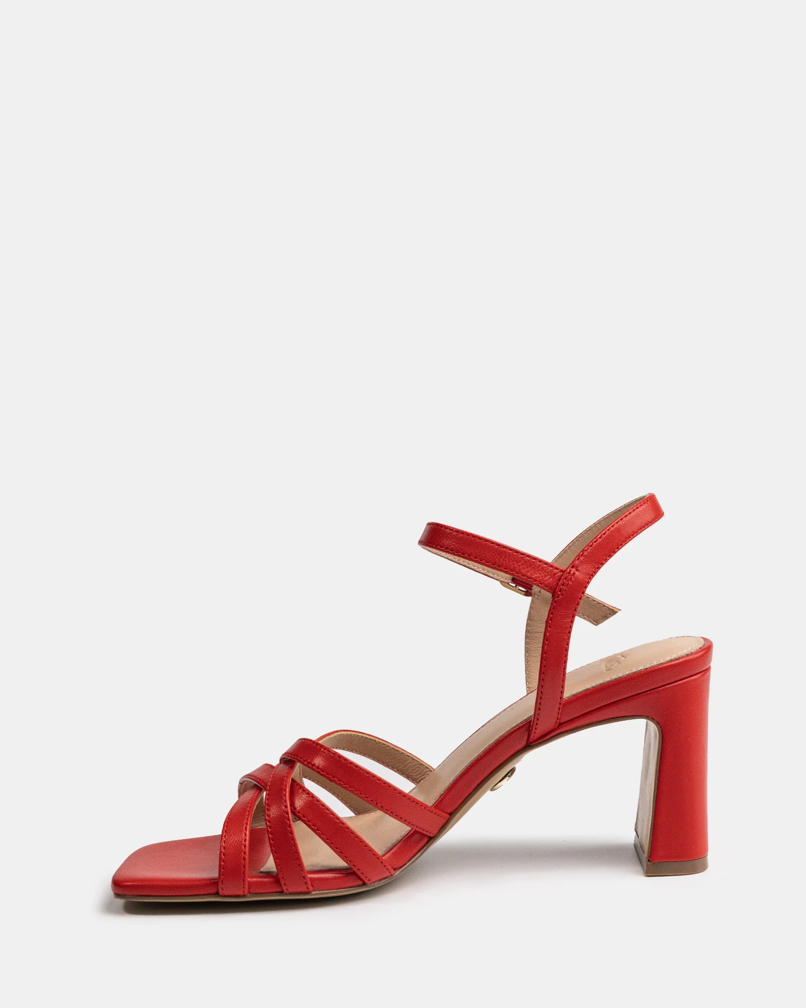 Ponaro Glazed Cherry Leather Slim Heel - Image 6