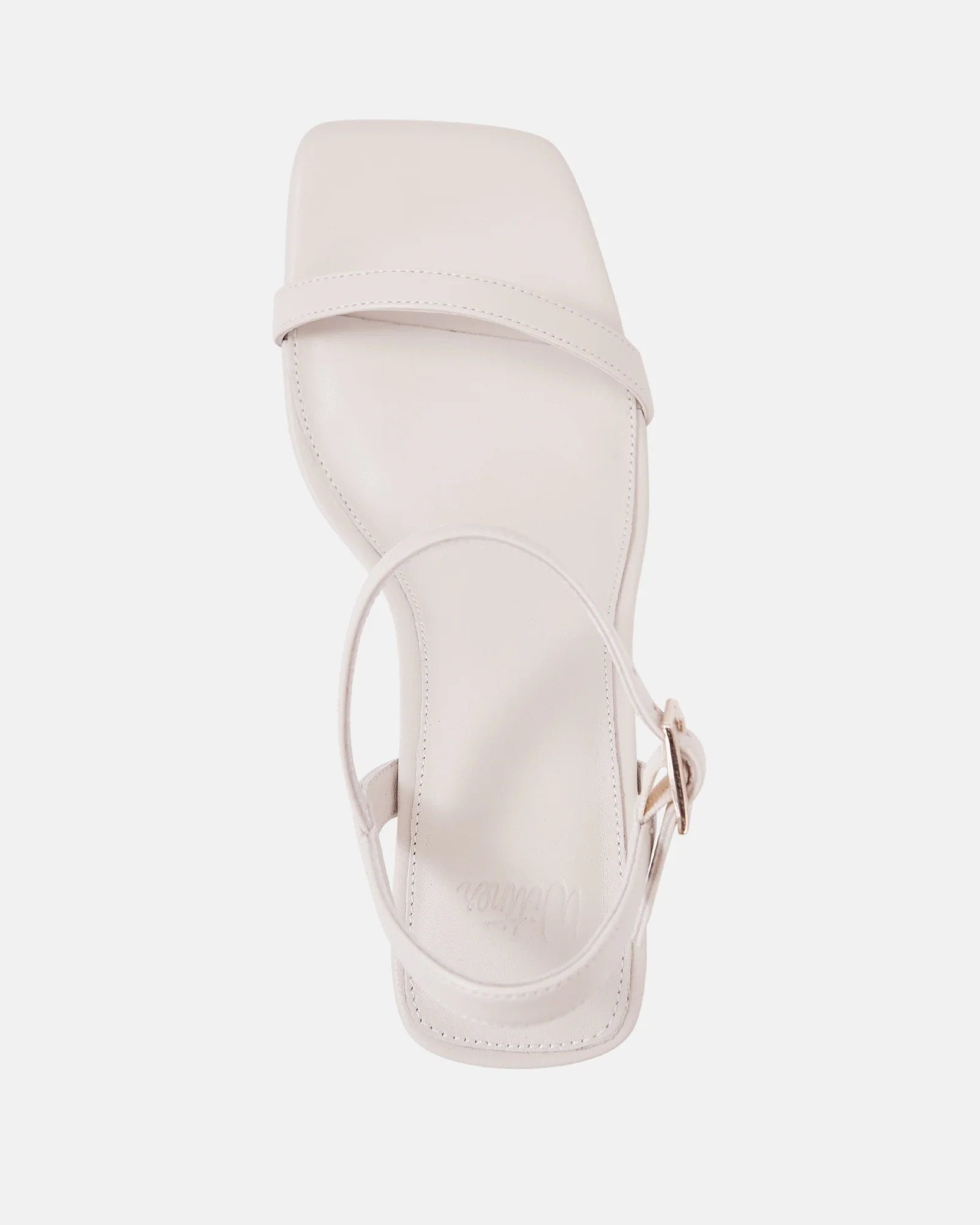 Prisca Vintage Ivory Leather Wedge - Image 5