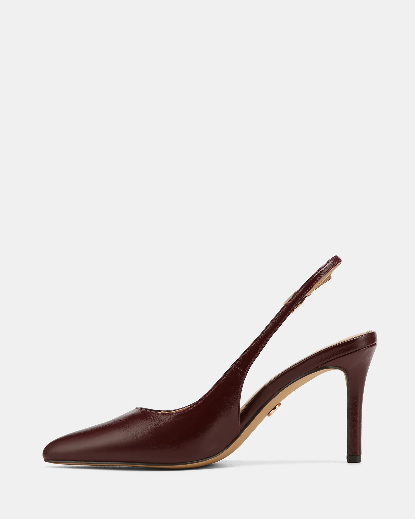 Riker Berry Shiny Leather Slingback - Image 6