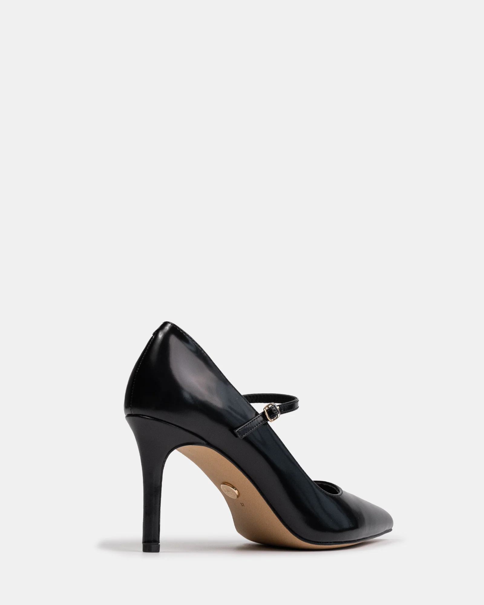 Ryver Black Leather Pump - Image 4