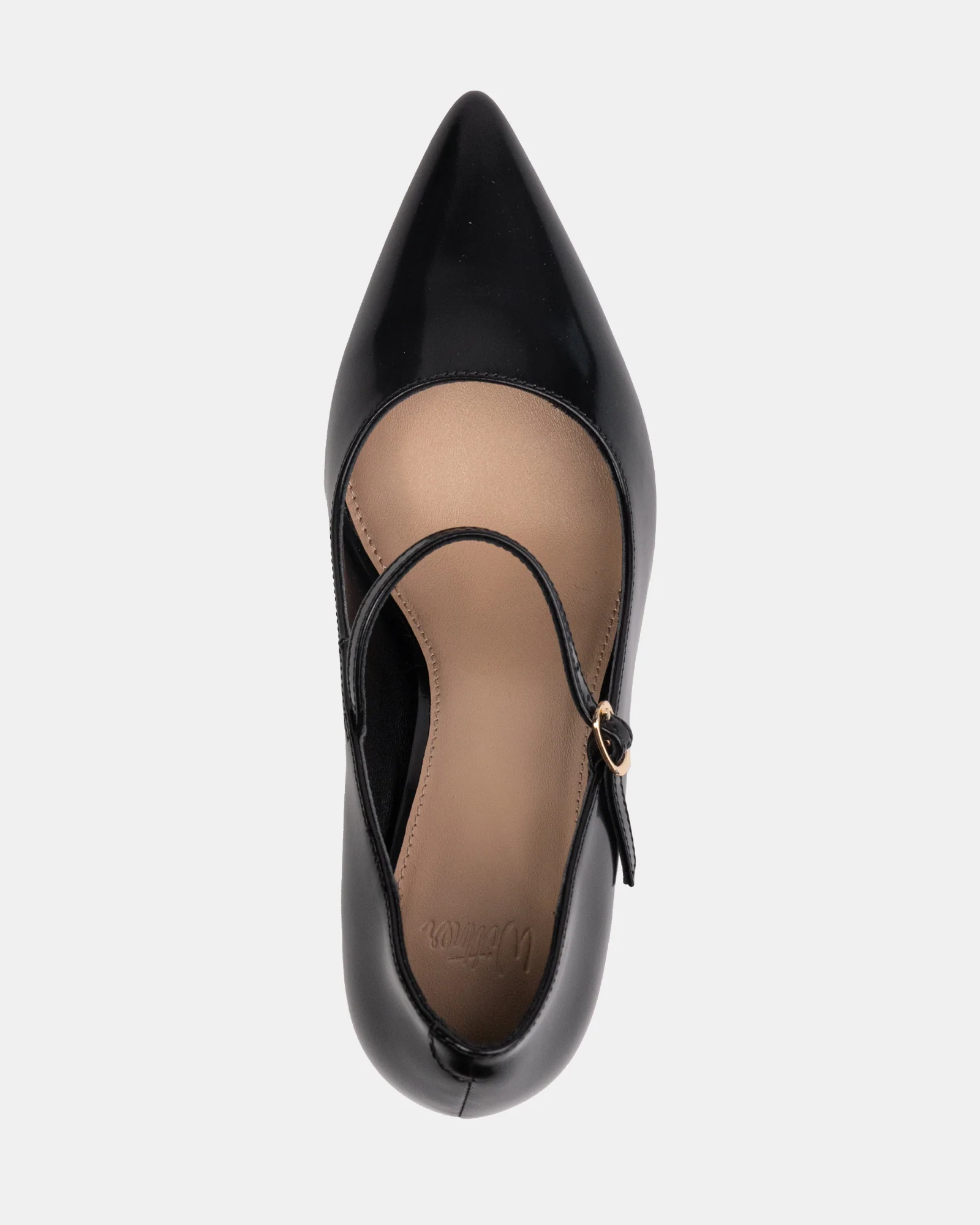 Ryver Black Leather Pump - Image 5