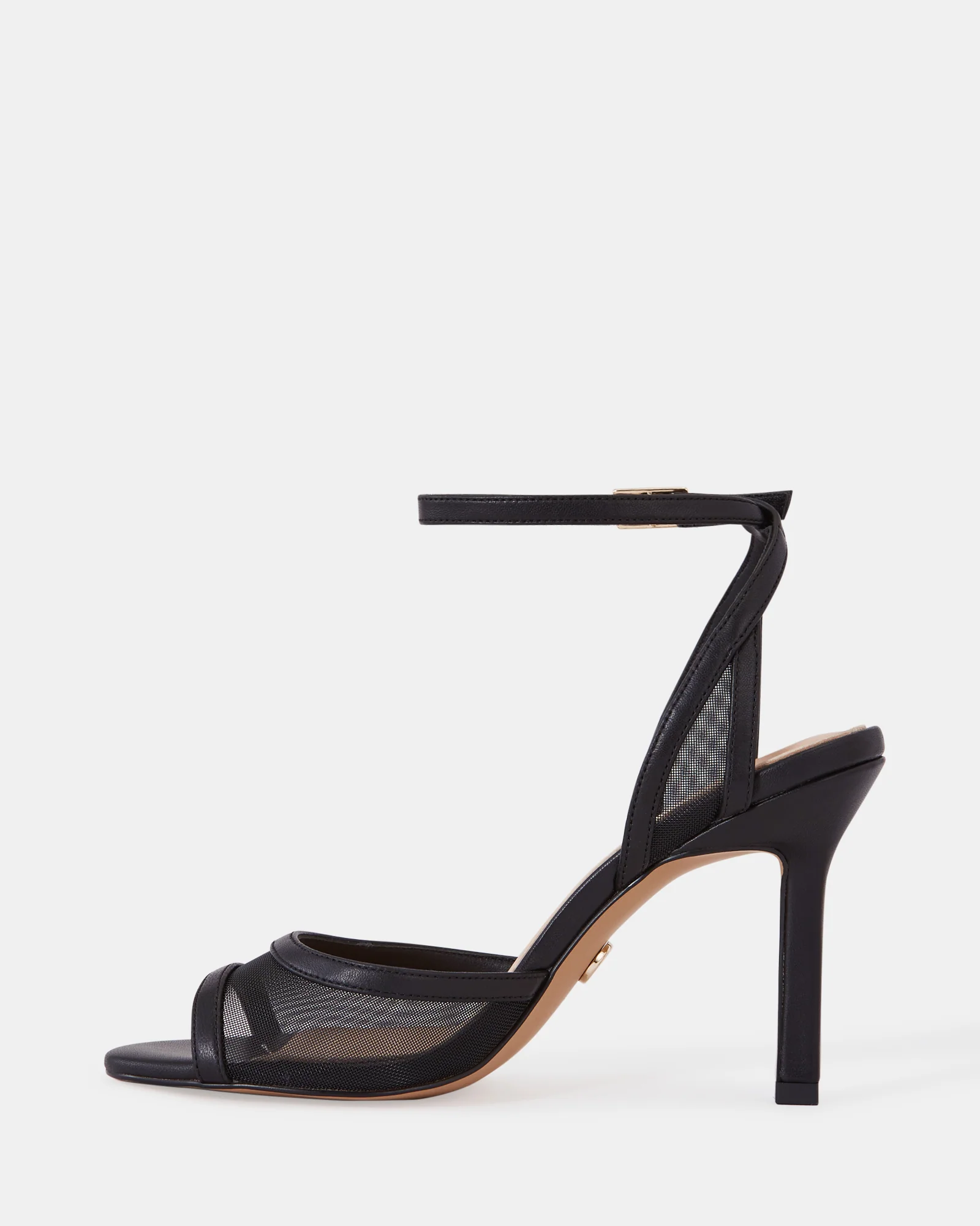 Zoella Black Mesh Textile Stiletto Heel - Image 6